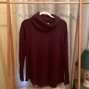 Burgundy Sweater By LOFT.